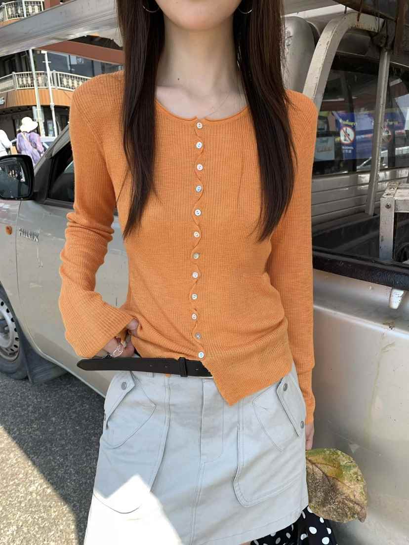 EOMPIT韓國直郵女裝新品熱賣時尚職業休閑26春夏人氣針織衫EOMPIT針織衫