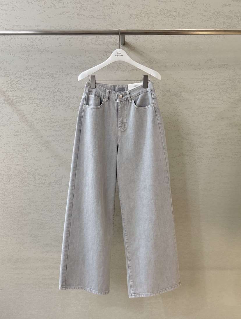 PLAYBUTTON-P韓國代購女士新款推薦休閑時尚26春夏牛仔褲PLAYBUTTON牛仔褲