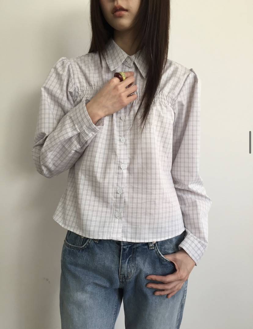 EOMPIT韓國東大門直郵女裝新款推薦熱賣職業休閑襯衫蕾絲衫EOMPIT襯衫/蕾絲衫