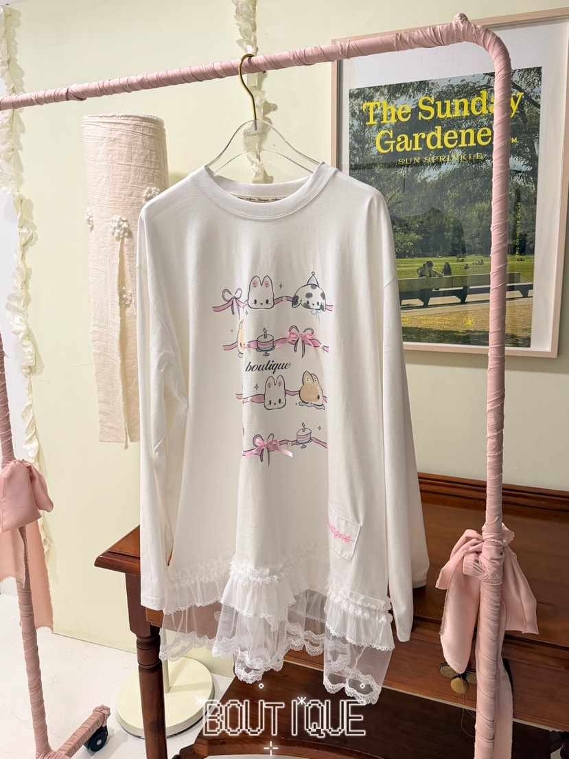 BOUTIQUE-L韓國代購女裝新品職業休閑時尚人氣26春夏長袖T恤BOUTIQUE-L長袖T恤