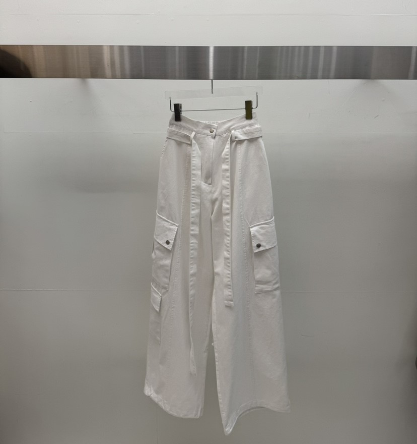 AMOOD韓國東大門直郵女士新款職業26春夏休閑褲含腰帶口袋AMOOD休閑褲