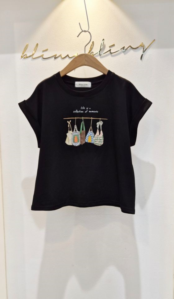 RICO/BLING BLING-S韓國東大門代購女裝新品26春夏T恤RICO/BLING BLING-ST恤