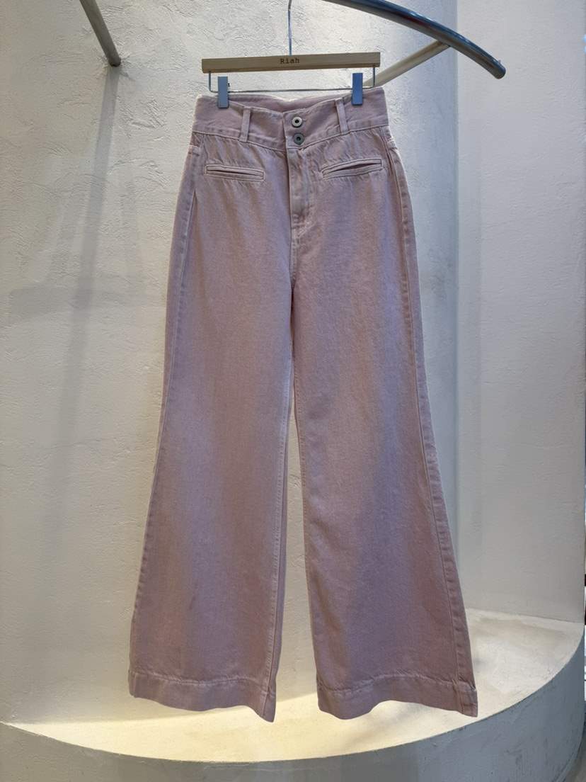 RIAH韓國直郵女裝新品職業熱賣時尚26春夏推薦休閑牛仔褲RIAH牛仔褲