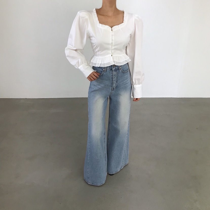 2TWO MOON韓國直郵實拍女士新品休閑時尚熱賣襯衫蕾絲衫2TWO MOON襯衫/蕾絲衫