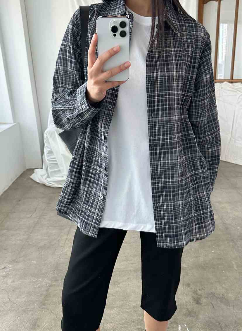 LE VASE韓國直郵實拍女裝新品休閑26春夏職業襯衫蕾絲衫LE VASE襯衫/蕾絲衫