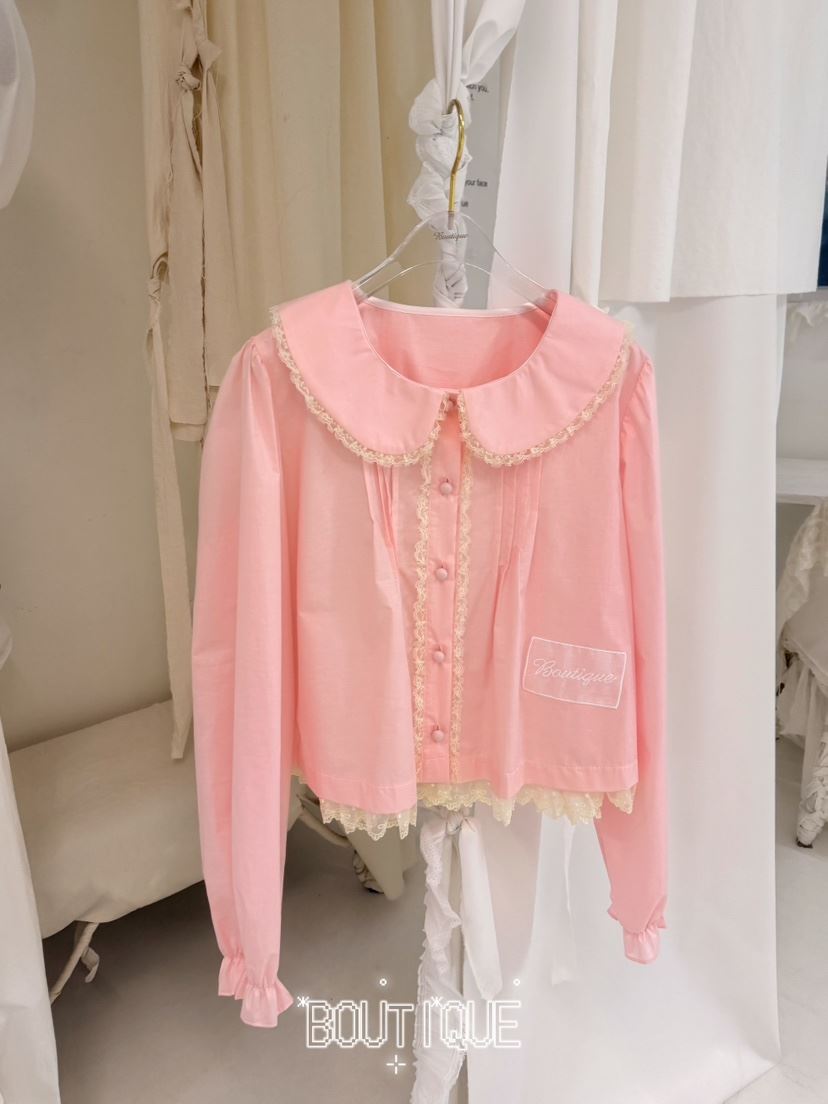 BOUTIQUE-L韓國東大門直郵女裝新品時尚推薦26春夏襯衫蕾絲衫BOUTIQUE-L襯衫/蕾絲衫