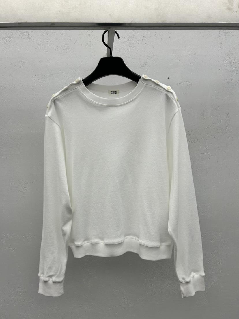 KARE/WEREPIECE韓國直郵實拍女士新品熱賣推薦時尚衛衣紐扣KARE/WEREPIECE衛衣