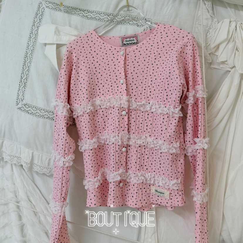 BOUTIQUE-L韓國代購女裝新款休閑推薦人氣職業襯衫蕾絲衫BOUTIQUE-L襯衫/蕾絲衫