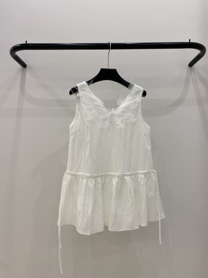 MUSHROOM EFFECT韓國代購女裝新品人氣真品連衣裙系帶蕾絲MUSHROOM EFFECT連衣裙