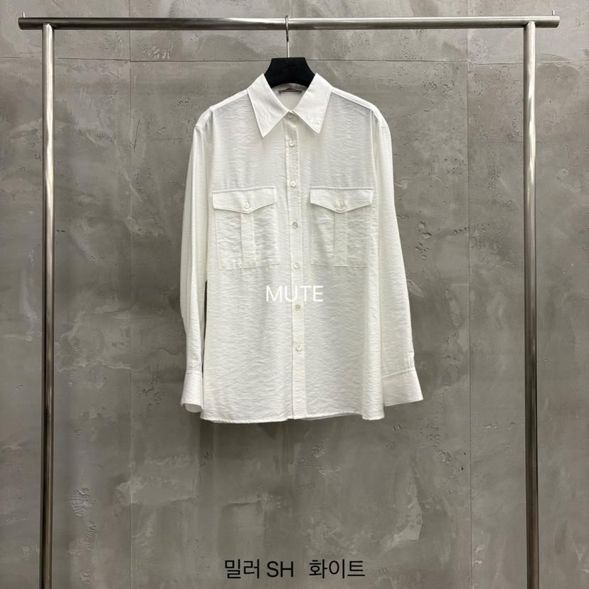 MUTE-P韓國代購女士新品人氣熱賣26春夏時尚職業襯衫蕾絲衫MUTE襯衫/蕾絲衫