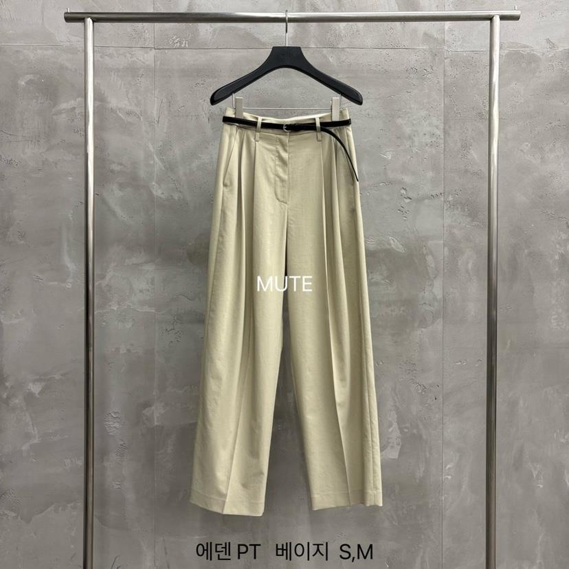 MUTE-P東大門代購女士新品時尚真品休閑職業休閑褲含腰帶MUTE休閑褲