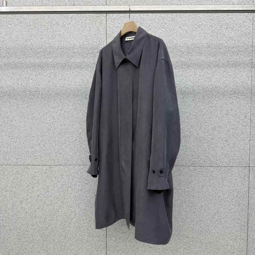 AT THE BAGEL東大門代購女裝新款休閑推薦人氣長款風衣AT THE BAGEL長款風衣