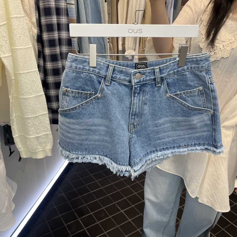 OUS/INCH-L東大門直郵女士新款真品推薦26春夏短褲流蘇OUS/INCH短褲