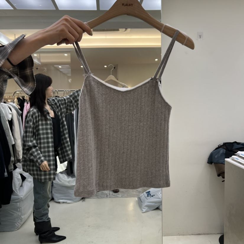 FLAUNT韓國代購女士新款26春夏真品職業推薦人氣吊帶背心FLAUNT吊帶/背心