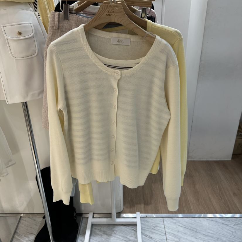 ABLESTUDIO東大門直郵女士新款26春夏職業時尚針織衫套裝ABLESTUDIO針織衫