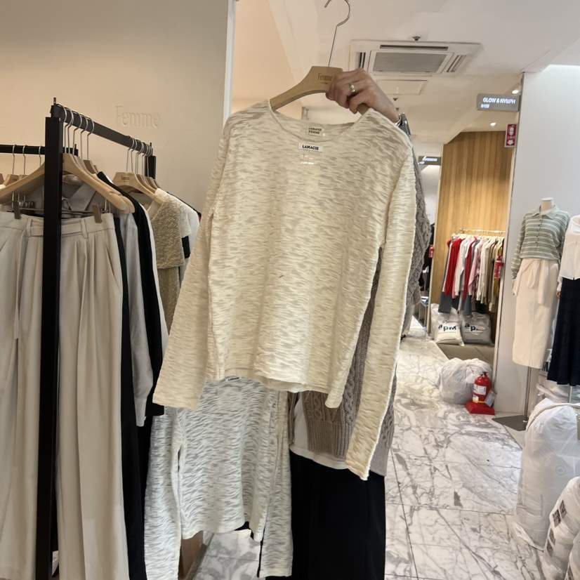 LA MAGIE FEMME東大門直郵女士新款真品熱賣推薦長袖T恤Lamagie Femme長袖T恤