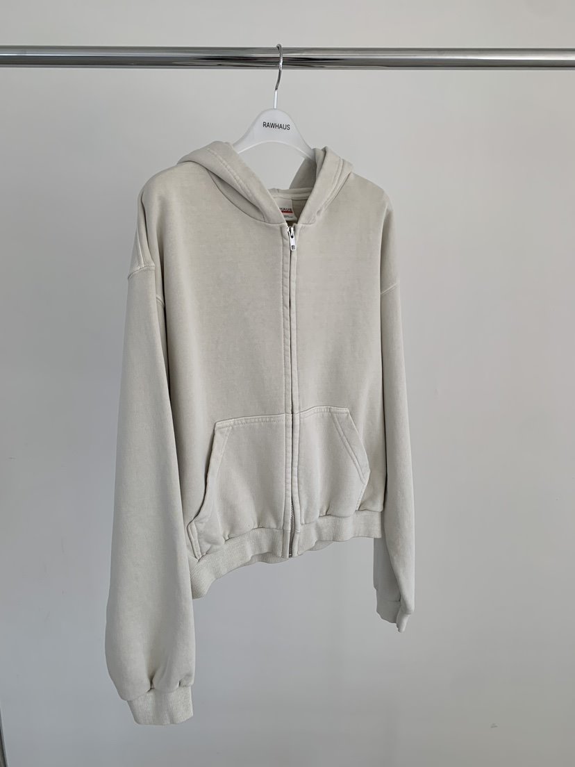 EST東大門實拍女裝新品推薦熱賣人氣衛衣連帽拉鏈衫水洗短款EST_衛衣