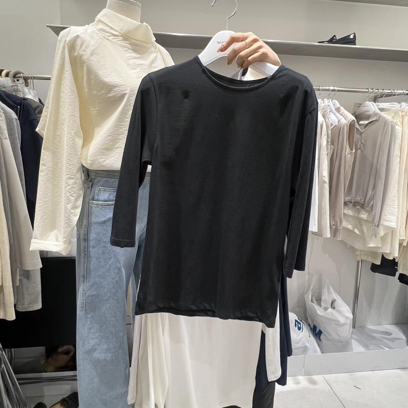WOOD SAGE韓國代購女士新品時尚26春夏推薦休閑熱賣長袖T恤WOOD SAGE長袖T恤