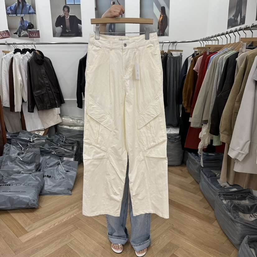 NOWHERE韓國代購女裝新款真品推薦26春夏休閑休閑褲工裝褲NOWHERE休閑褲