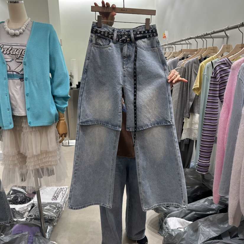 PART3韓國直郵女裝新款推薦職業熱賣人氣26春夏牛仔褲不含腰帶Part.3牛仔褲