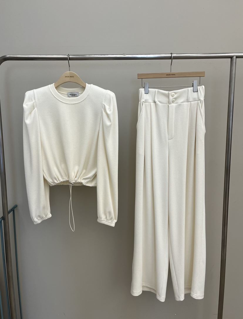 AMUSE SEOUL東大門實拍女士新品26春夏人氣休閑職業套裝AMUSE SEOUL套裝