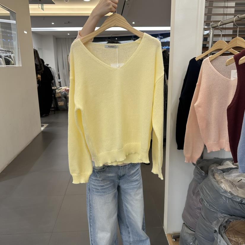 NOWHERE東大門實拍女士新款休閑真品26春夏熱賣人氣針織衫NOWHERE針織衫