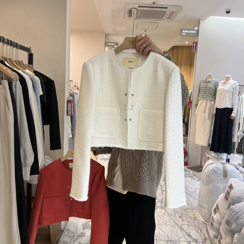 LA MAGIE FEMME東大門實拍女士新品26春夏職業熱賣夾克Lamagie Femme夾克