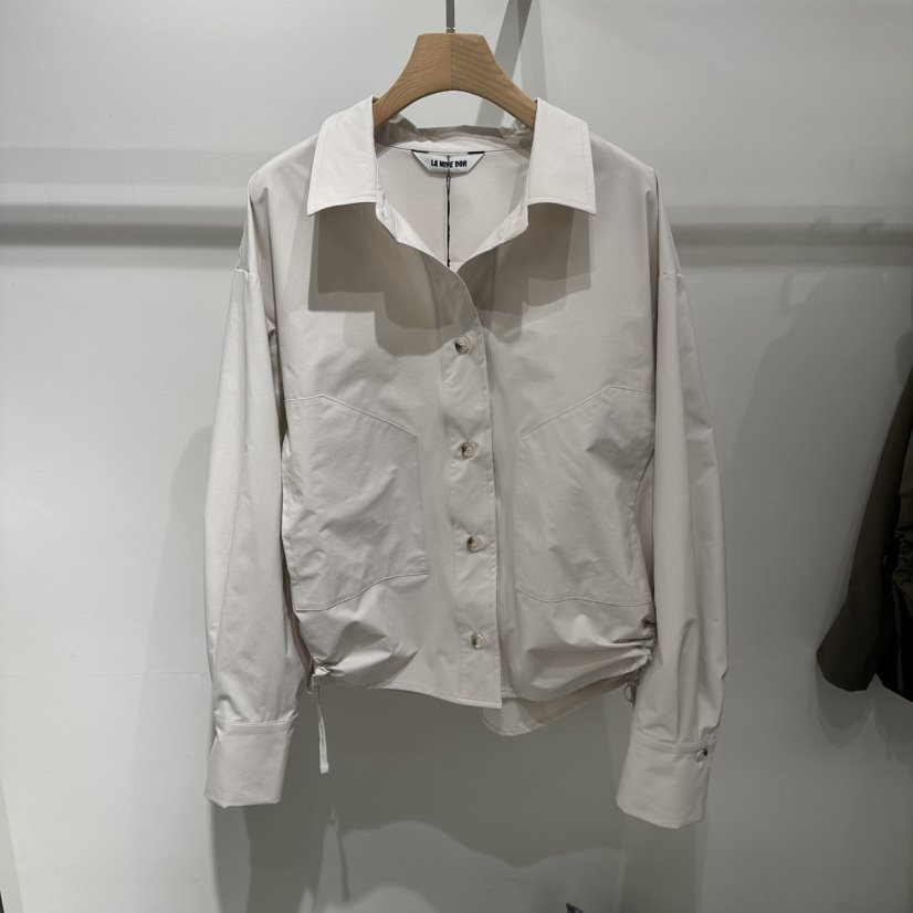 LAMINEDOR東大門代購女士新款時尚熱賣推薦襯衫蕾絲衫口袋LA MINE DOR襯衫/蕾絲衫