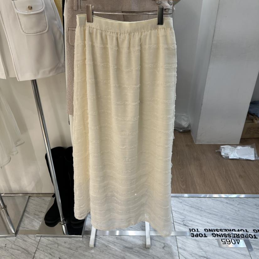 ABLESTUDIO韓國代購女裝新品人氣時尚休閑推薦長裙荷葉邊ABLESTUDIO長裙