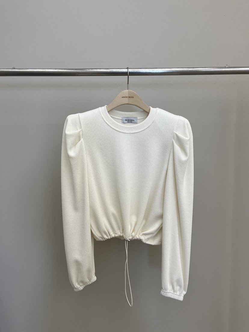 AMUSE SEOUL東大門代購女士新款26春夏熱賣人氣真品長袖T恤AMUSE SEOUL長袖T恤
