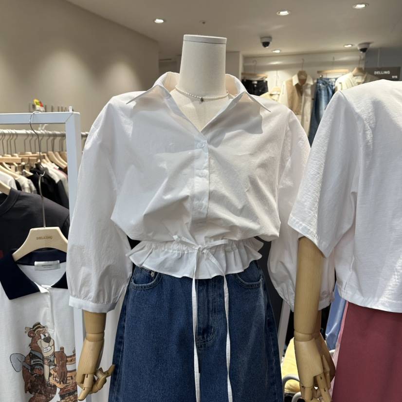 DELLING東大門直郵女士新品時尚真品人氣推薦26春夏襯衫蕾絲衫DELLING襯衫/蕾絲衫