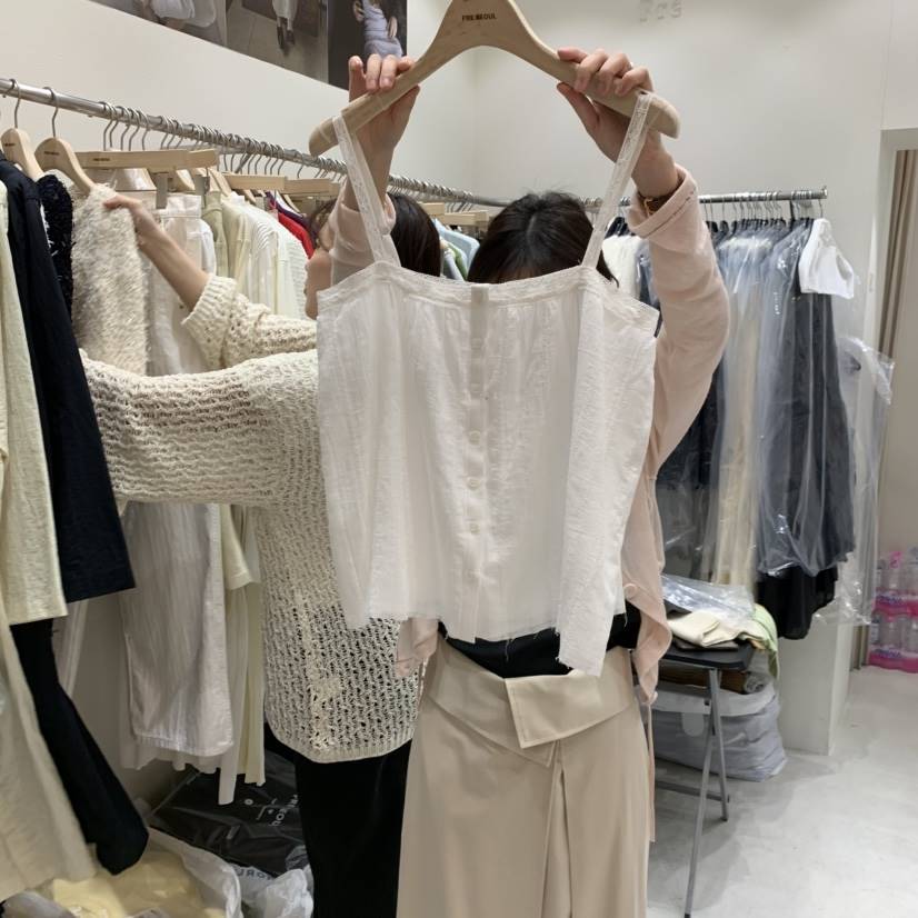 FRE東大門實拍女士新品人氣職業休閑26春夏熱賣推薦吊帶背心FRE吊帶/背心