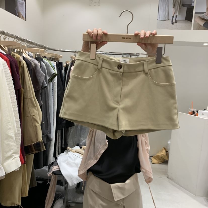 FRE東大門代購女士新品人氣26春夏職業推薦真品短褲不含腰帶FRE短褲