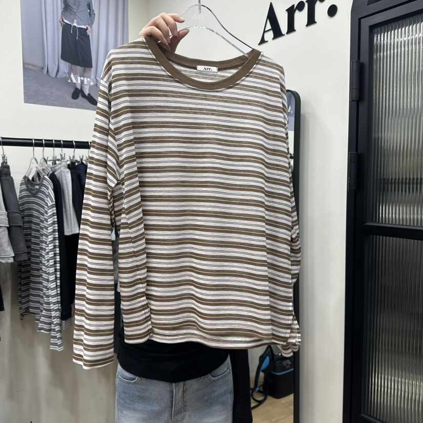 ARR東大門實拍女士新品職業熱賣人氣真品休閑時尚長袖T恤ARR長袖T恤