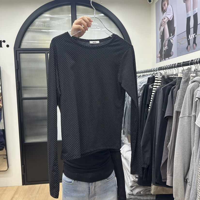 ARR韓國代購女裝新品人氣職業休閑熱賣26春夏推薦長袖T恤ARR長袖T恤