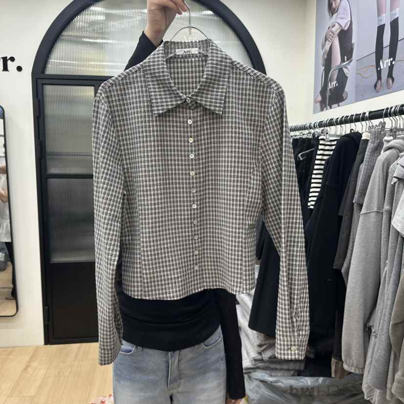 ARR東大門實拍女裝新款休閑時尚熱賣職業26春夏襯衫蕾絲衫ARR襯衫/蕾絲衫