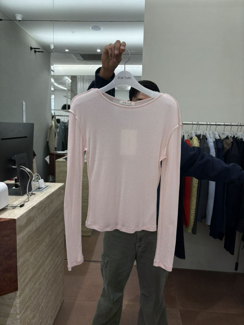 FOR TAPE東大門實拍女士新品推薦26春夏時尚熱賣長袖T恤FOR TAPE長袖T恤