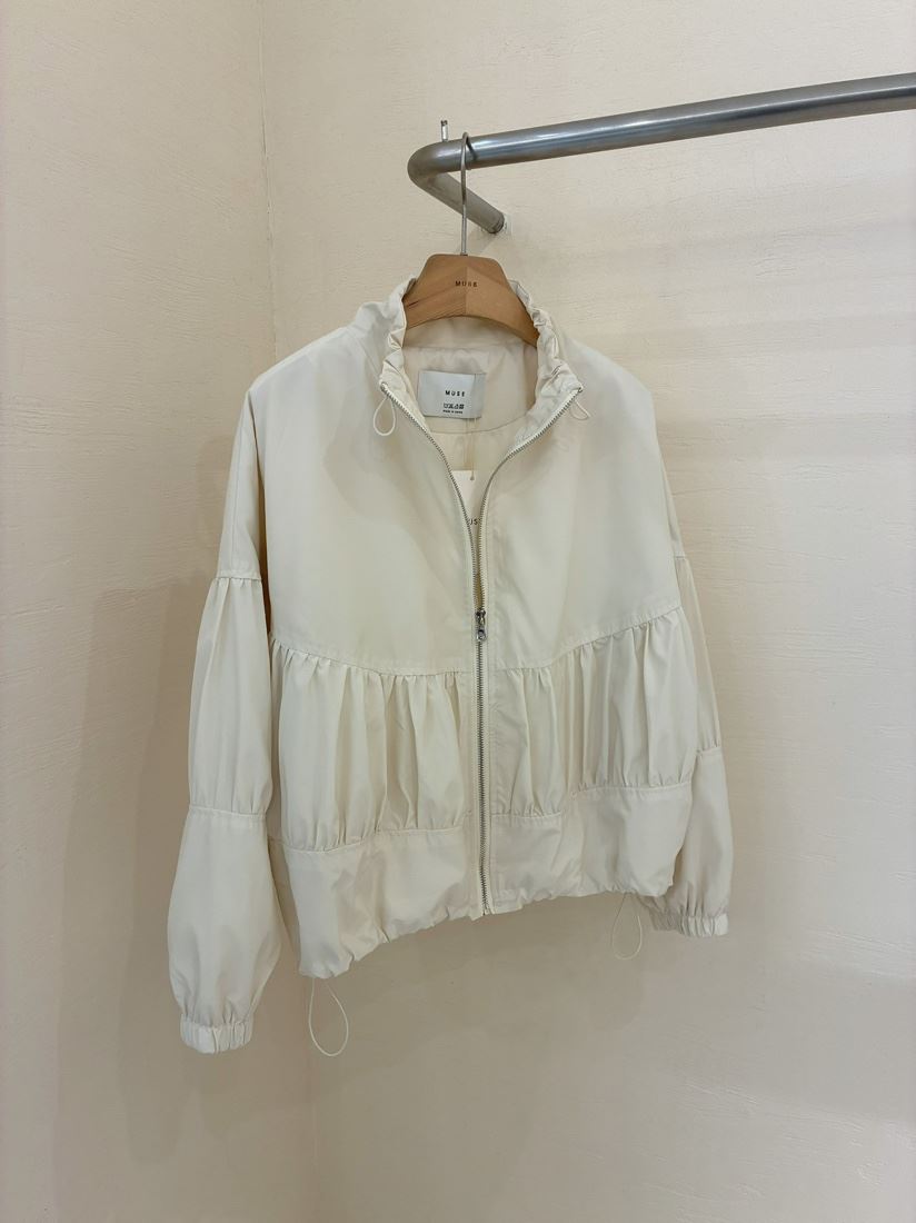 MUSE-P韓國代購女士新款真品職業休閑26春夏時尚夾克褶皺MUSE-P夾克