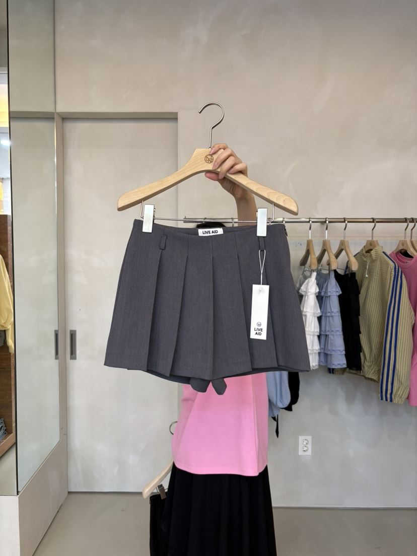LIVE AID-P韓國代購女士新款熱賣26春夏時尚推薦真品裙褲LIVE AID-P裙褲