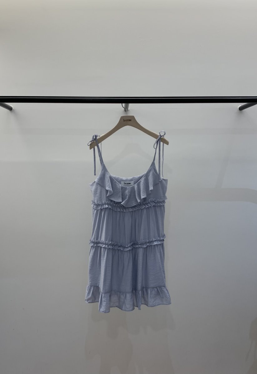 LA CREME韓國直郵女裝新品熱賣推薦人氣時尚真品連衣裙褶皺LA CREME連衣裙