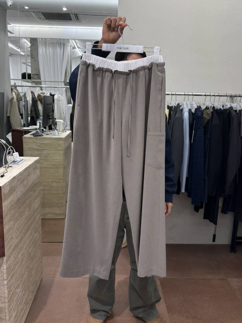 FOR TAPE東大門實拍女裝新款休閑人氣26春夏推薦休閑褲腰帶FOR TAPE休閑褲