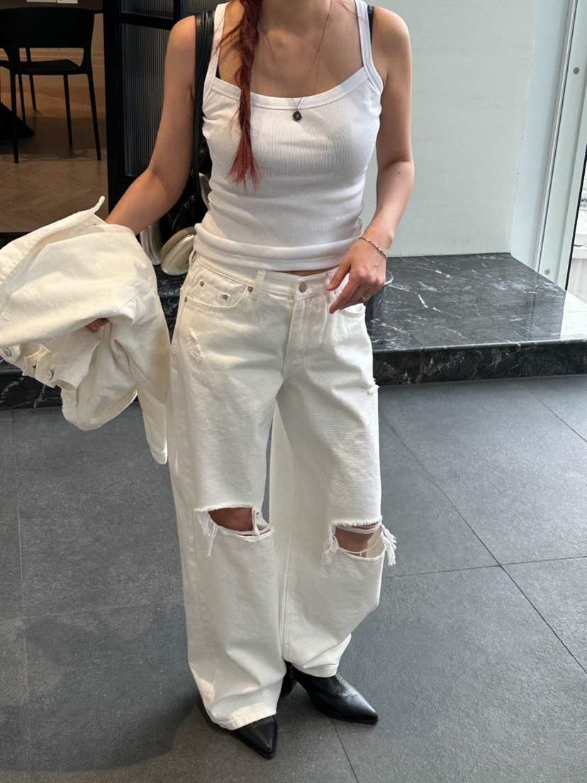 SUNDER MARKET東大門直郵女裝新款時尚推薦26春夏牛仔褲SUNDER MARKET牛仔褲