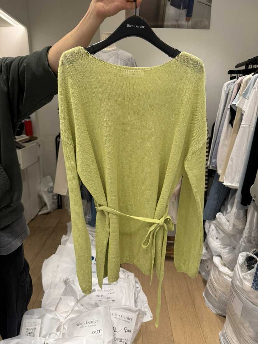 BIEN GARDER韓國直郵女士新款人氣時尚推薦熱賣26春夏針織衫BIEN GARDER針織衫