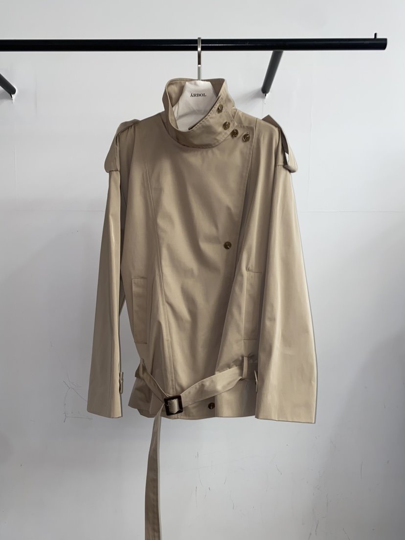 ARBOL韓國東大門直郵女士新品26春夏推薦職業長款風衣含腰帶ARBOL長款風衣
