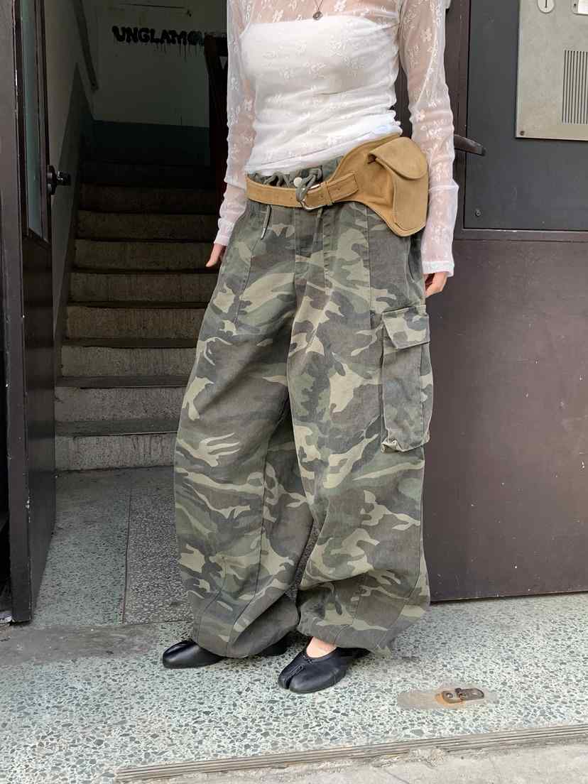 SUNDER MARKET韓國直郵實拍女裝新款推薦26春夏熱賣休閑褲SUNDER MARKET休閑褲