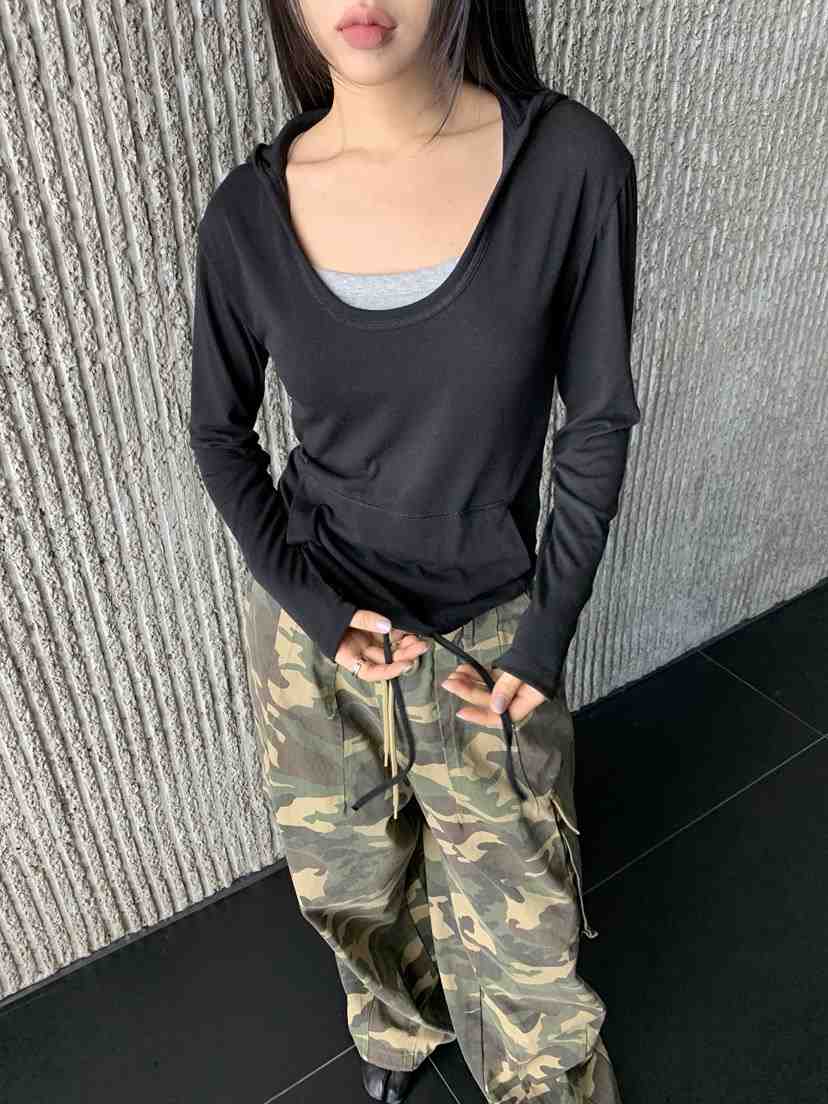 SUNDER MARKET韓國直郵女士新款推薦時尚人氣26春夏長袖T恤SUNDER MARKET長袖T恤