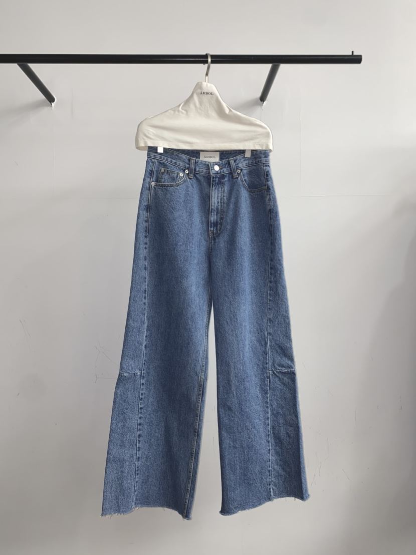 ARBOL韓國東大門直郵女士新款推薦時尚26春夏職業休閑牛仔褲ARBOL牛仔褲