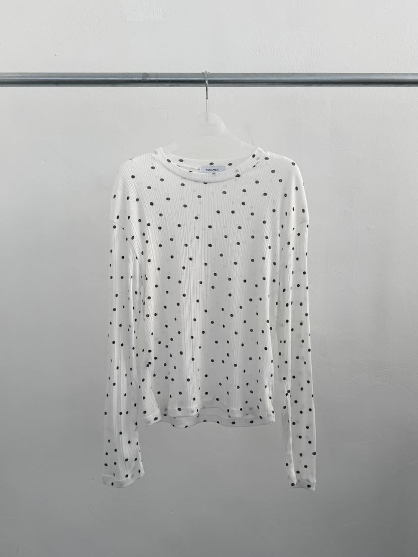 MOSMOS韓國代購女士新款時尚職業休閑熱賣推薦26春夏長袖T恤MOSMOS長袖T恤