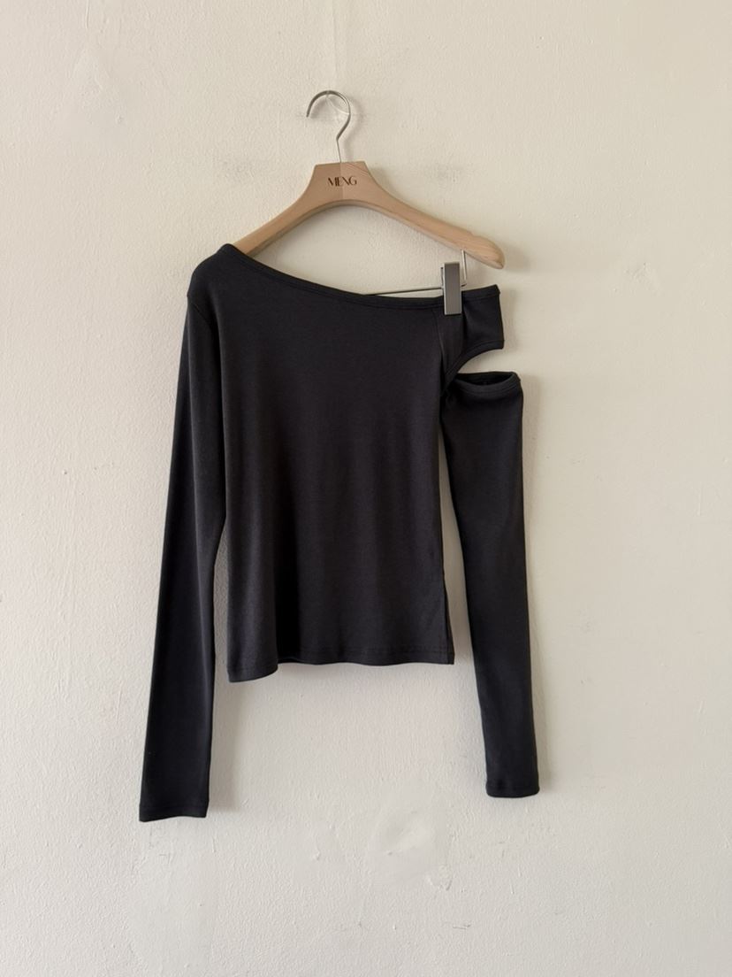 MENG韓國東大門代購女士新品時尚職業26春夏休閑推薦長袖T恤MENG長袖T恤