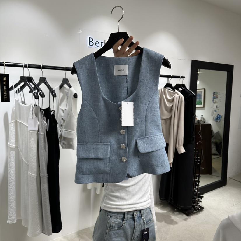 BETHEL韓國東大門代購女士新品人氣職業休閑時尚推薦馬甲BETHEL馬甲